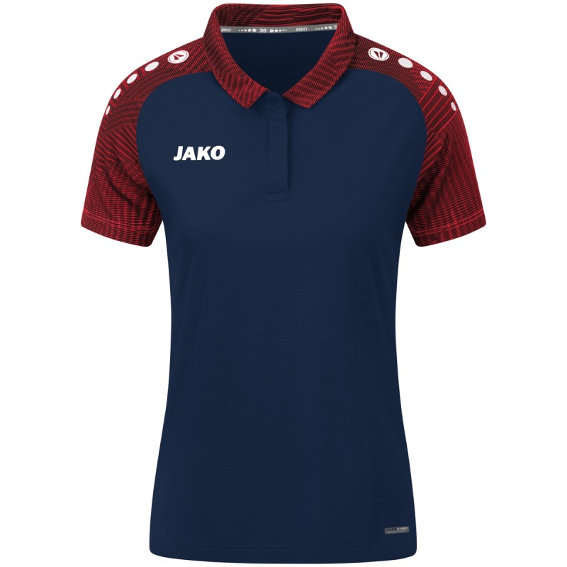 Jako Damen Polo Performance marine/rot