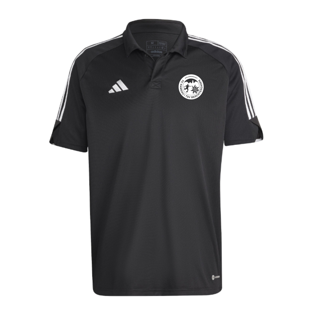 FC Ramsau/TSV Berchtesgaden Adidas Poloshirt Tiro 23 schwarz