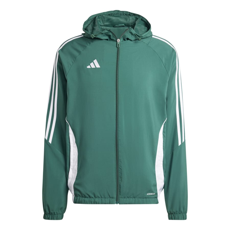 adidas Windbreaker Tiro 24 Team Dark Green / White