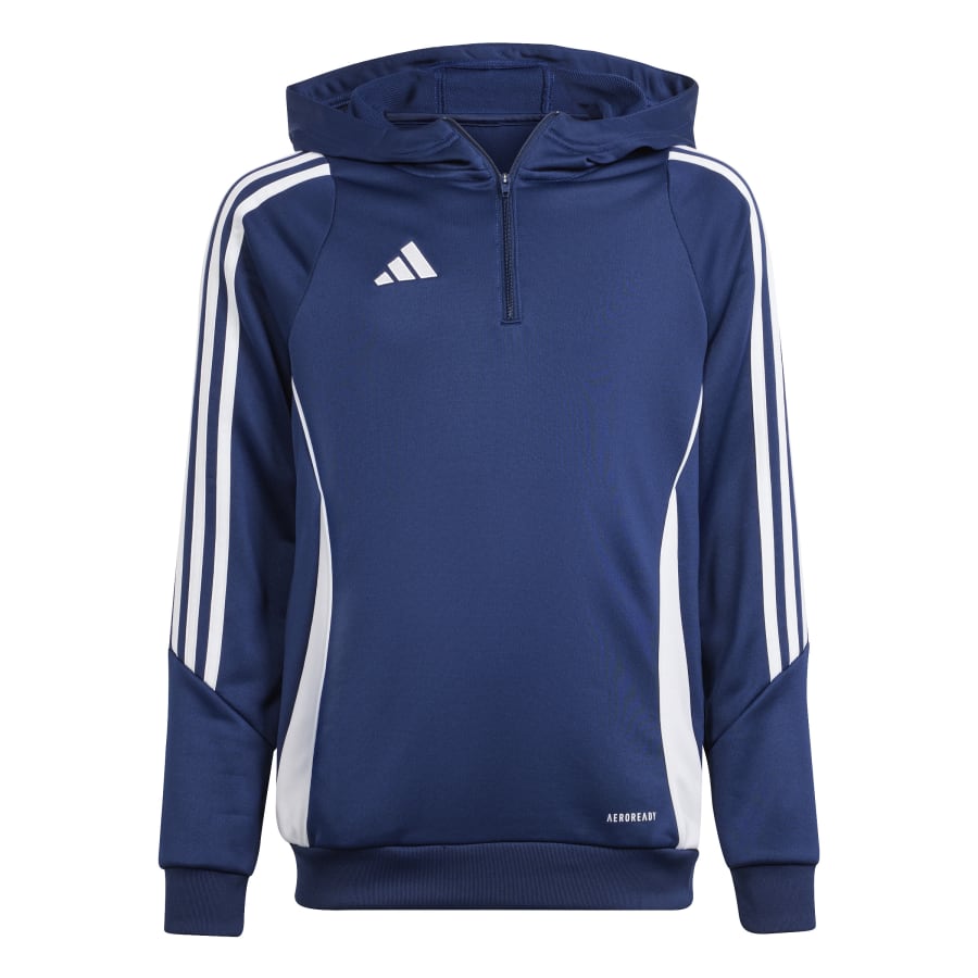 adidas Kinder Hoodie Tiro 24 Team Navy Blue / White