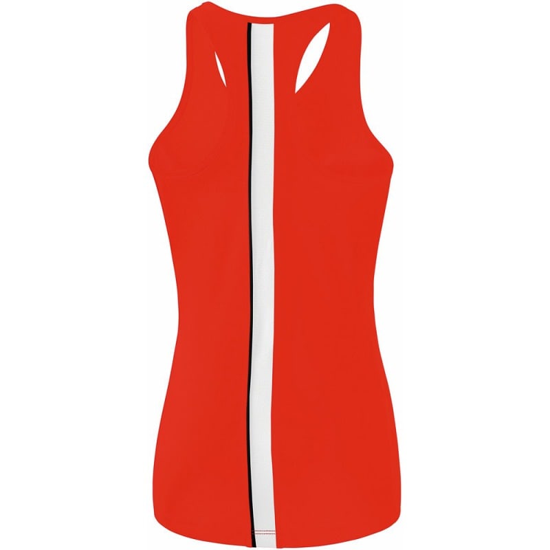 Erima Damen Tank Top Squad rot-schwarz-weiß