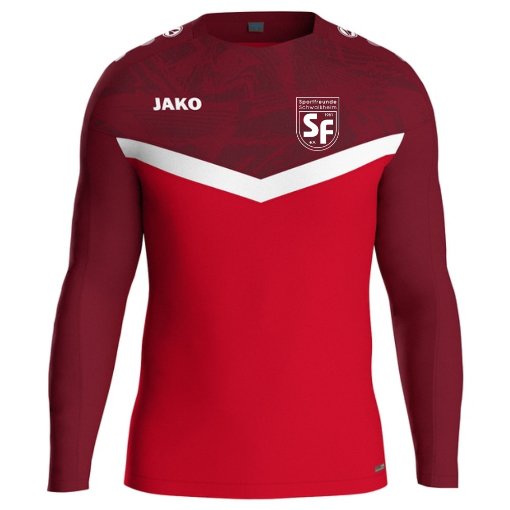 SF Schwaikheim Jako Sweat Iconic rot/weinrot