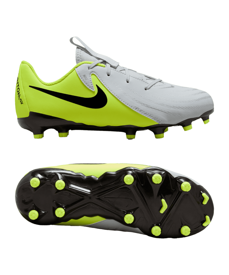 Nike Jr Phantom GX II Academy FG/MG Mad Voltage Kids Silber Schwarz F003