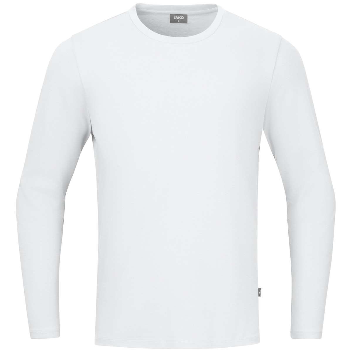 Jako  Longsleeve Organic weiß