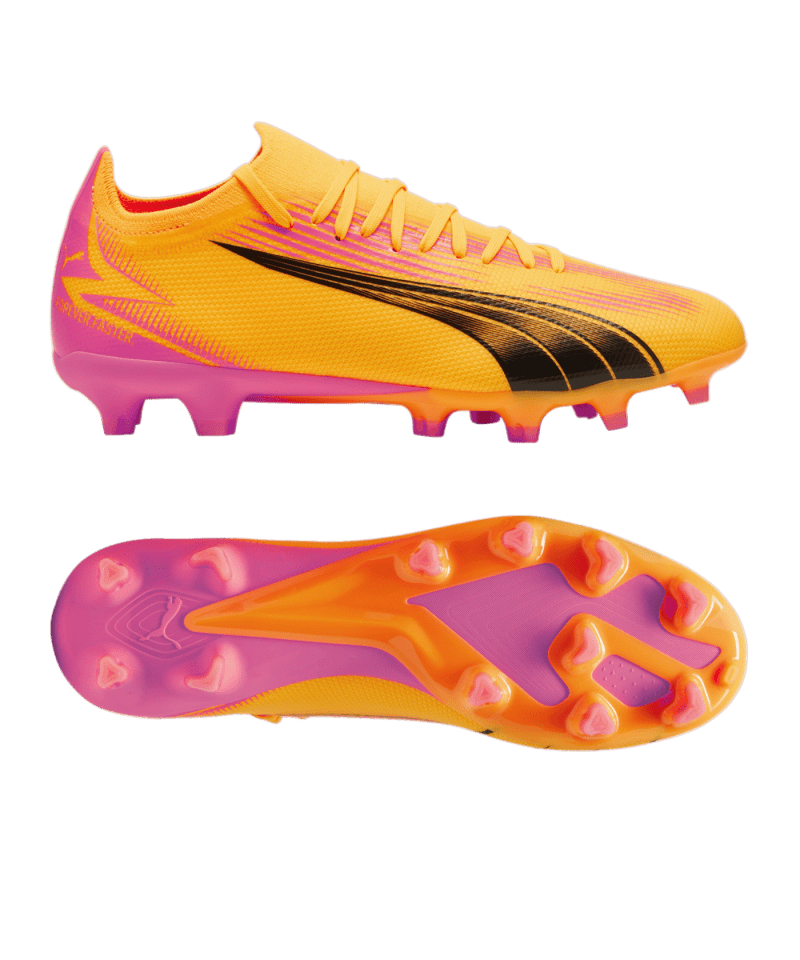 Puma ULTRA Match FG/AG The Forever Faster Orange Schwarz F03