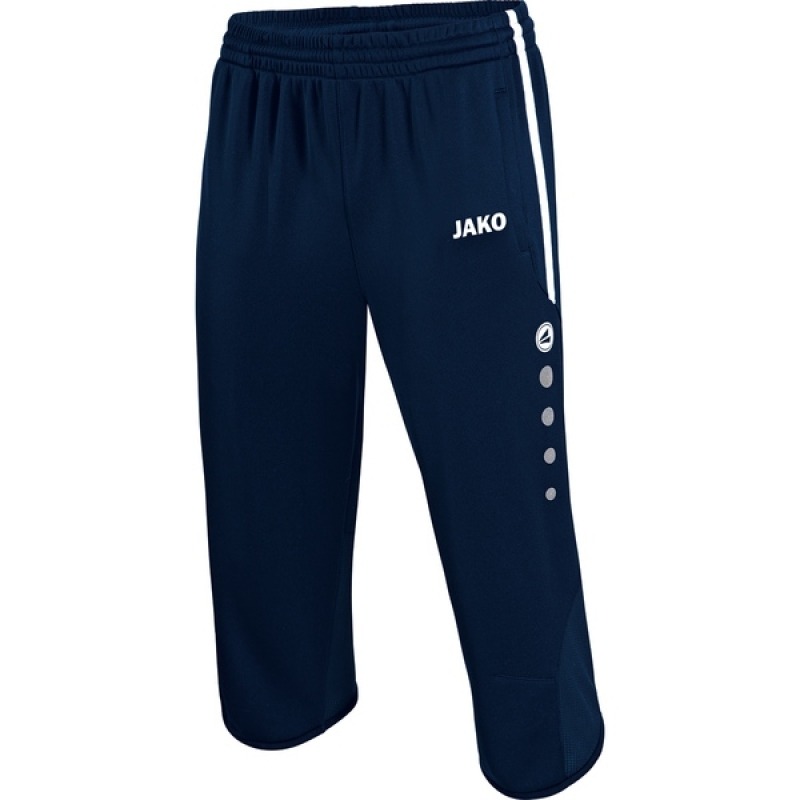 Jako 3/4 Trainingsshort Active marine/weiß