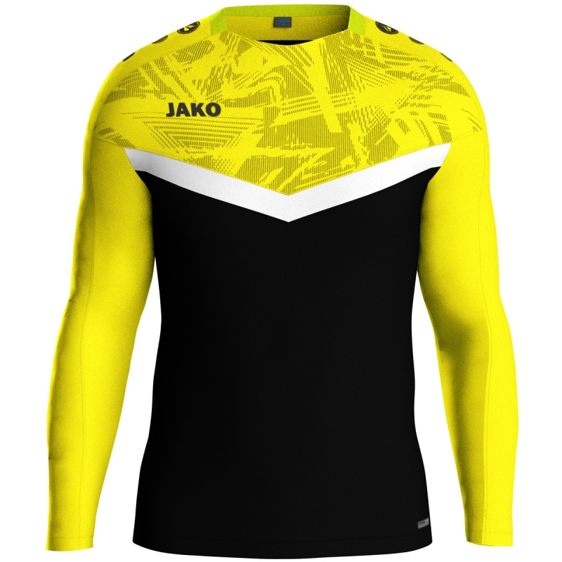 Jako Kinder Sweat Iconic schwarz/soft yellow