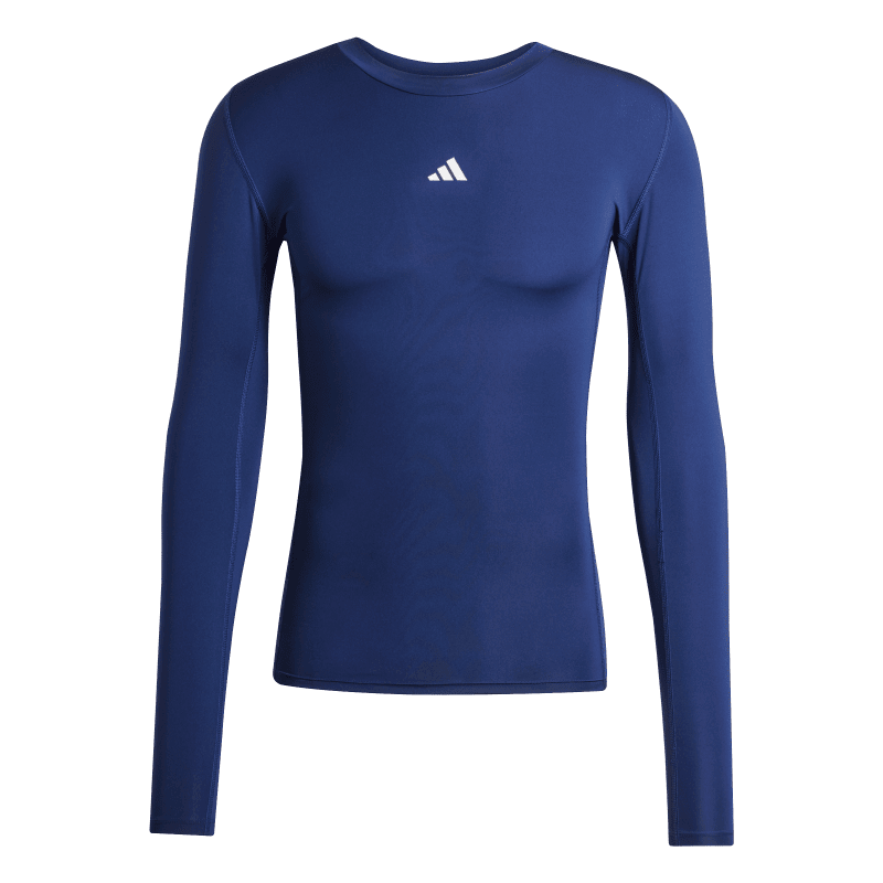 Adidas Langarm T-Shirt Techfit team navy blue 2