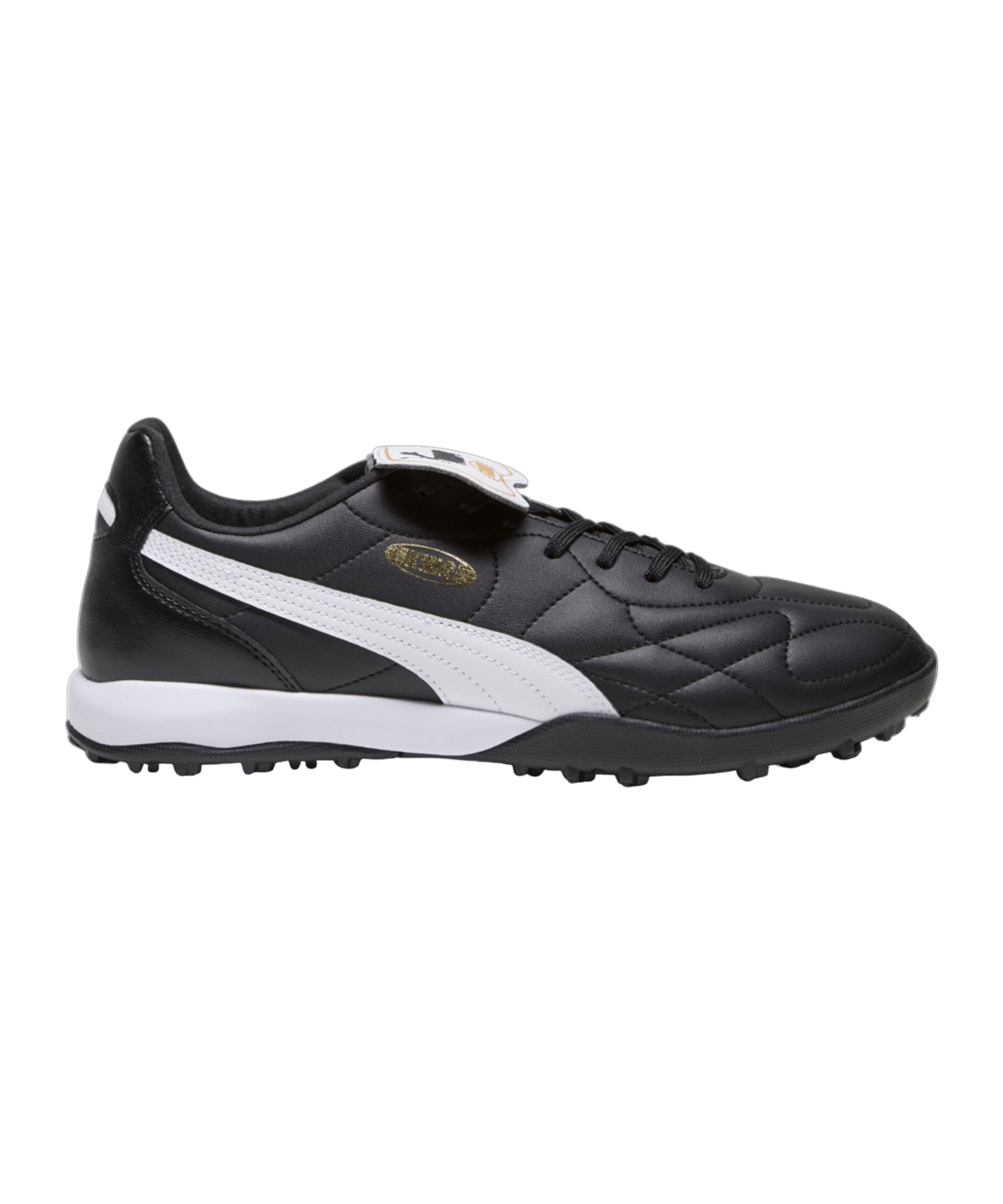 PUMA KING Top TT Schwarz Weiss Gold