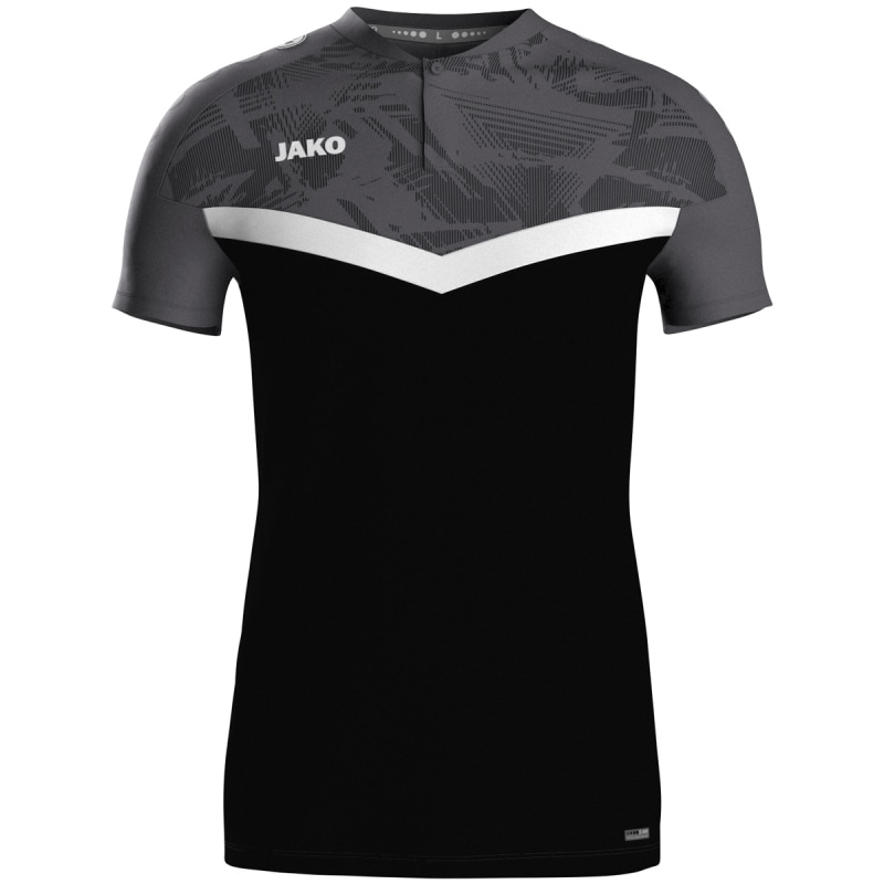 Jako  Polo Iconic schwarz/anthrazit