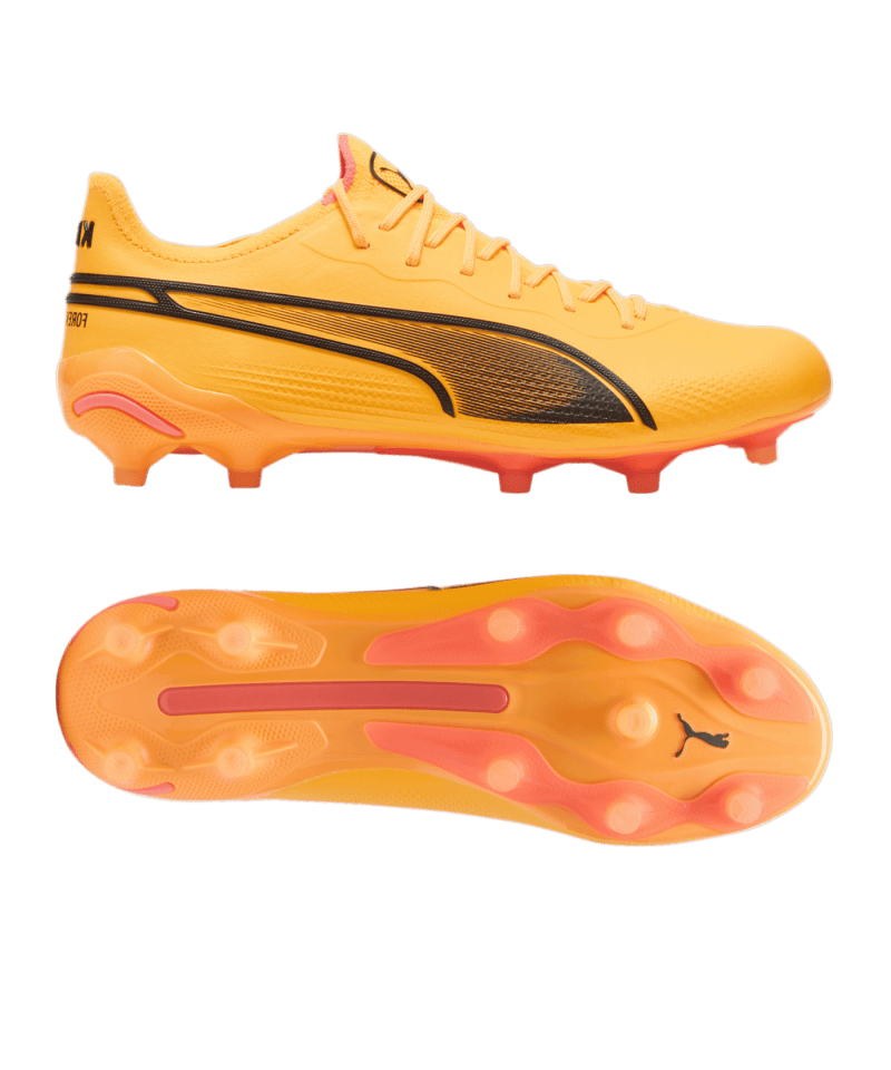 Puma KING Ultimate FG/AG The Forever Faster Orange Schwarz F08