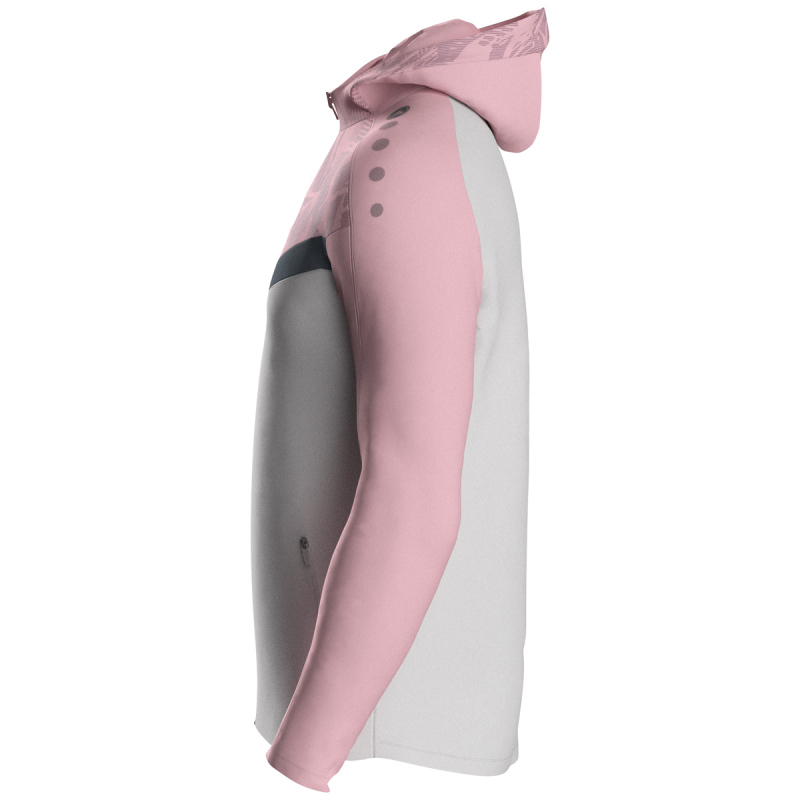 Jako  Kapuzenjacke Iconic  soft grey/dusky pink/anthra light