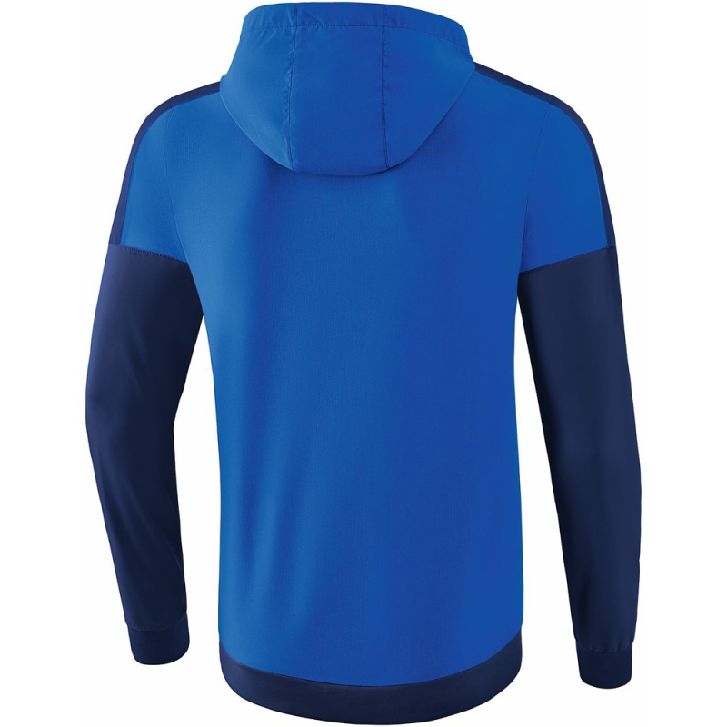 Erima Herren Tracktop Jacke mit Kapuze Squad blau