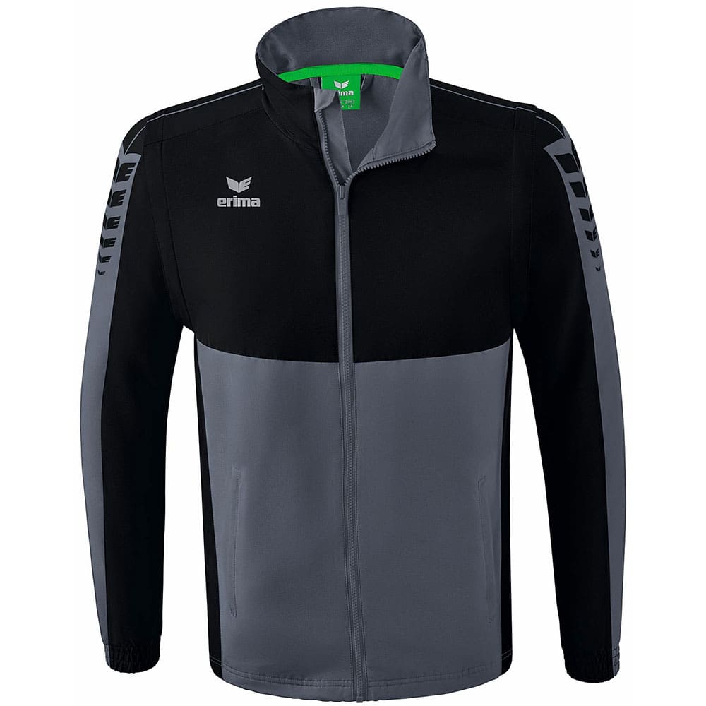 Erima Trainingsjacke Six Wings m.abnehmbaren Ärmeln grau