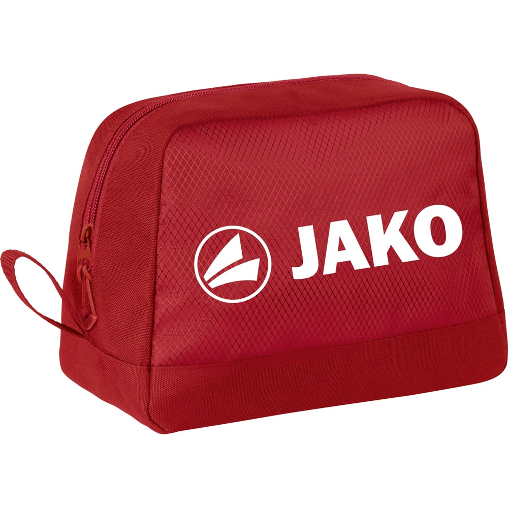 Jako Kulturtasche mit Logo rot