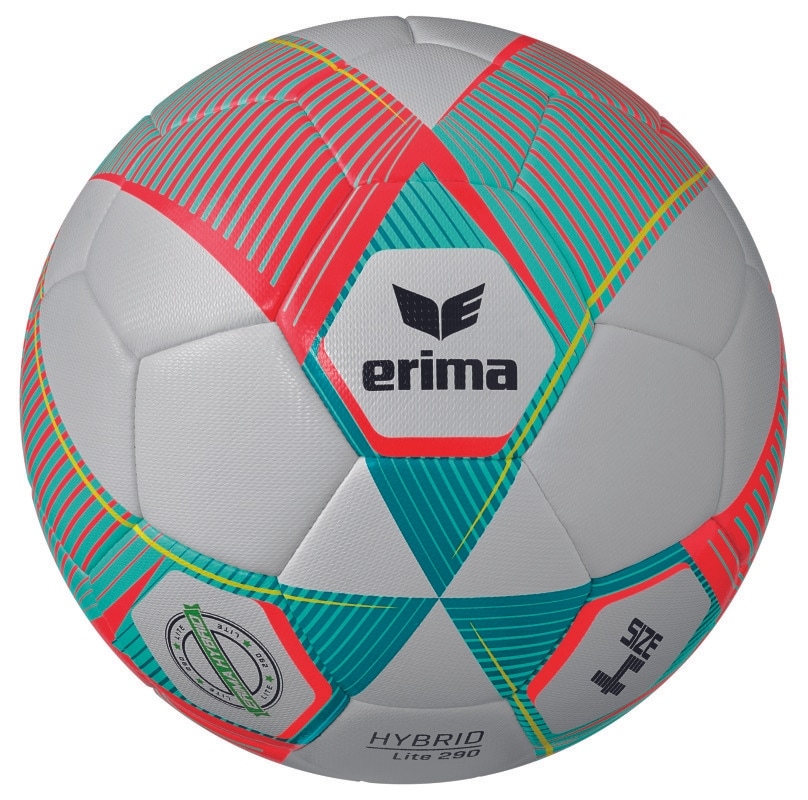 Erima Fußball HYBRID LITE 290 fiery-coral petrol