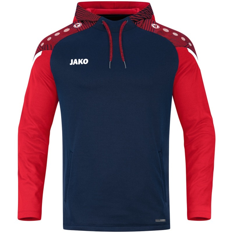 Jako Kinder Kapuzensweat Performance marine/rot