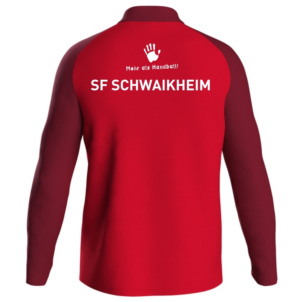 SF Schwaikheim Jako Polyesterjacke Iconic rot/weinrot