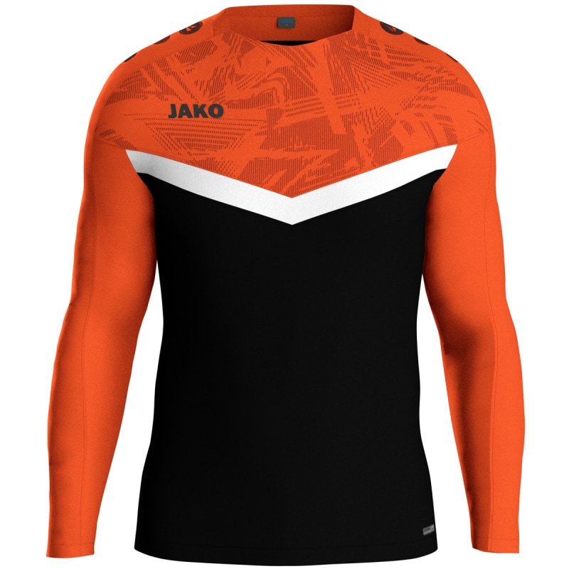 Jako  Sweat Iconic schwarz/neonorange