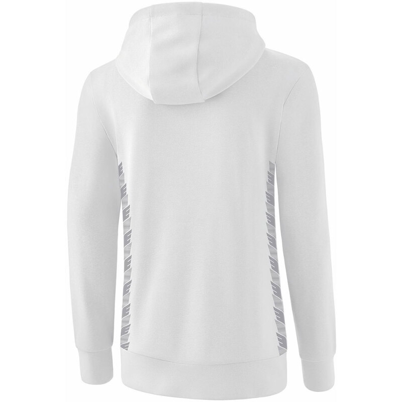 Erima Damen Kapuzensweat Essential Team weiß-grau