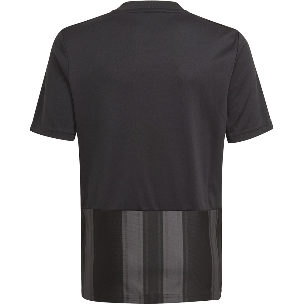 Adidas Kinder Kurzarm Trikot Striped 21 schwarz-grau