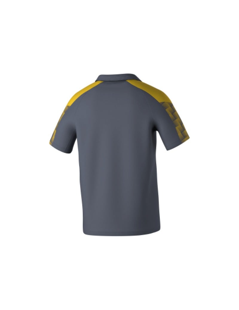 Erima EVO STAR Poloshirt slate grey gelb