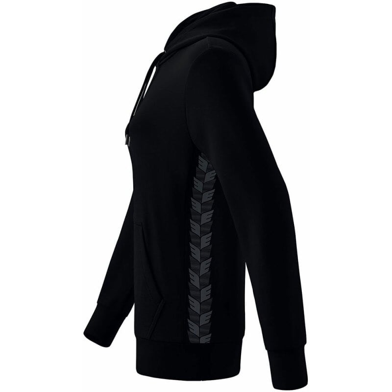 Erima Damen Kapuzensweat Essential Team schwarz-grau