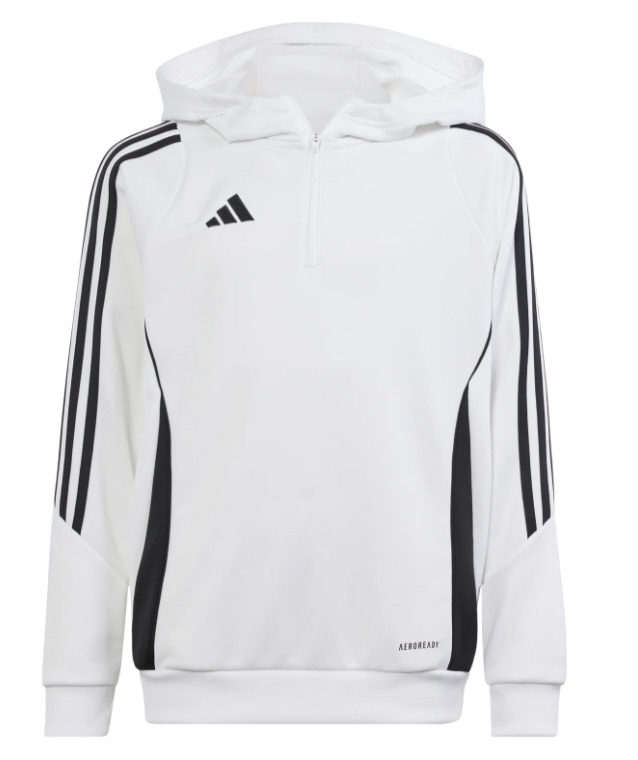 adidas Kinder Hoodie Tiro 24 White / Black