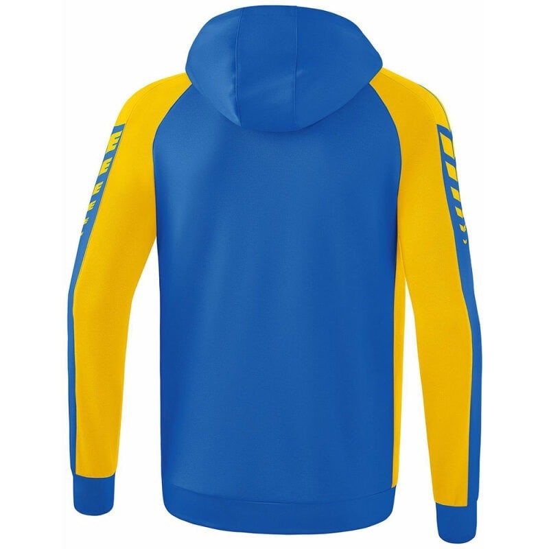 Erima Herren Trainingsjacke mit Kapuze Six Wings blau-gelb