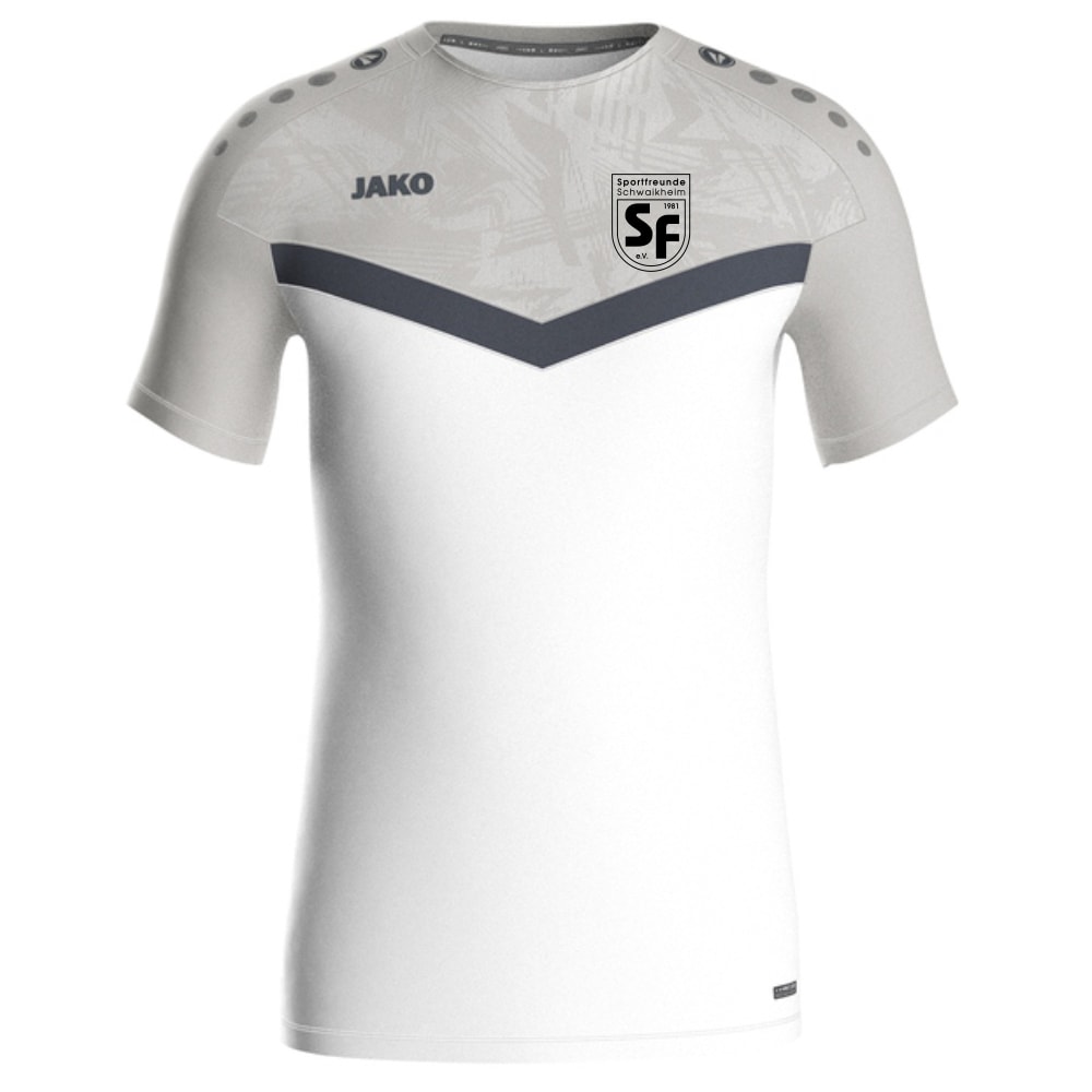 SF Schwaikheim Jako Damen T-Shirt Iconic weiß/soft grey/anthra light