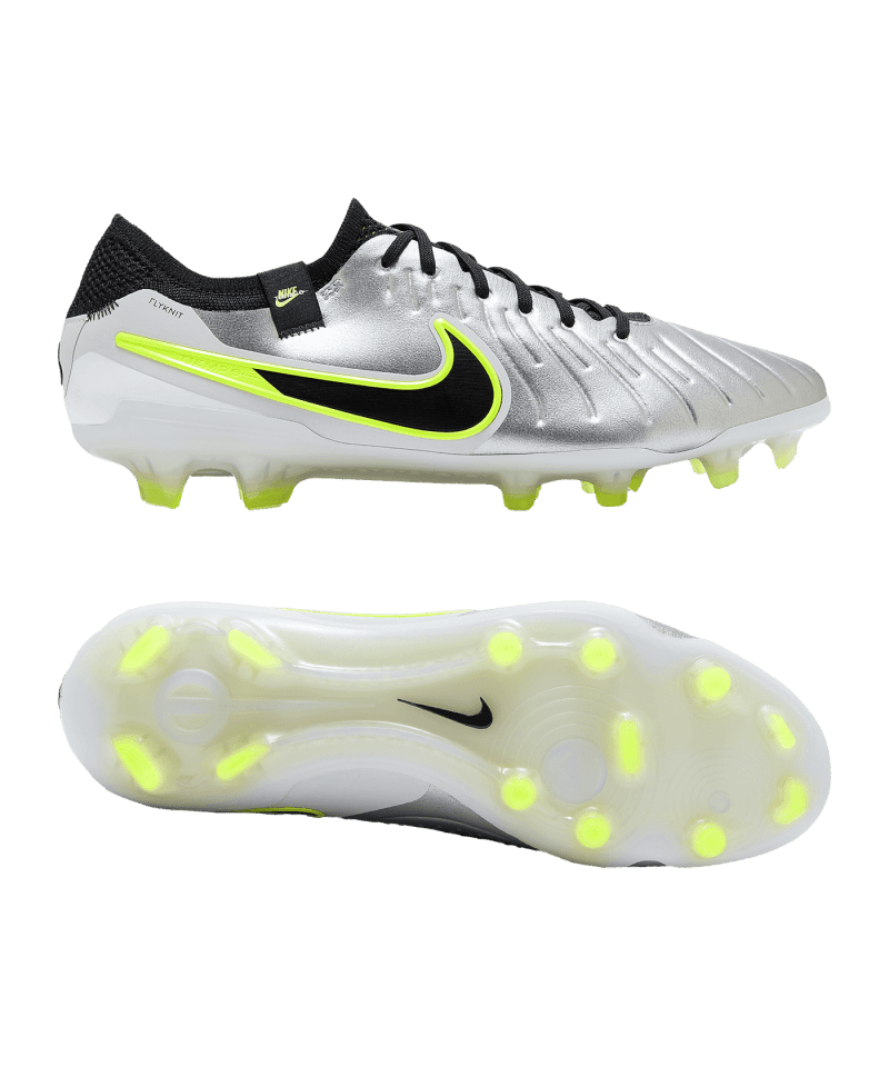 Nike Tiempo Legend X Elite FG Mad Voltage Silber Schwarz F001