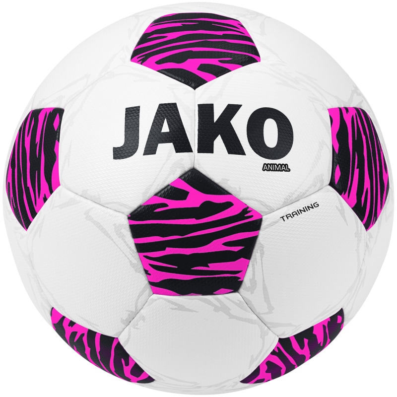 Jako  Trainingsball Animal weiß/pink/schwarz