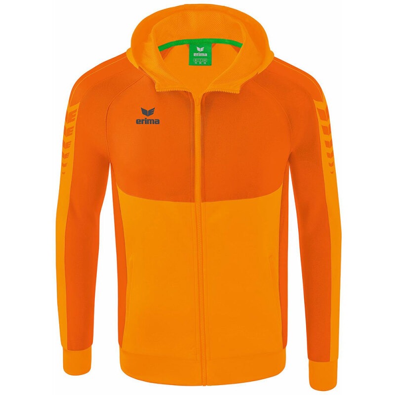 Erima Herren Trainingsjacke mit Kapuze Six Wings orange