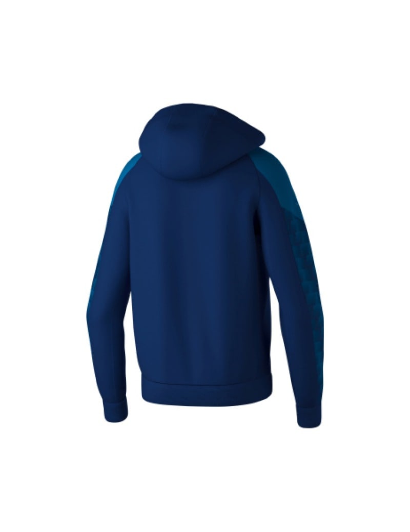 Erima Kinder EVO STAR Trainingsjacke mit Kapuze new navy mykonos blue