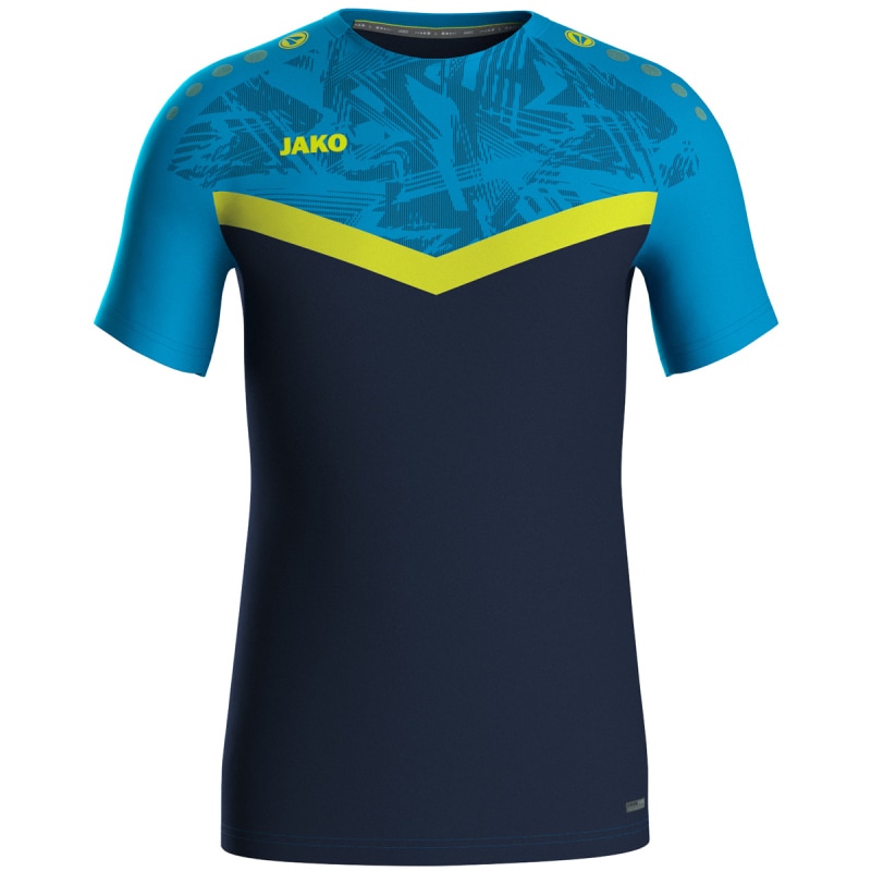 Jako  T-Shirt Iconic marine/JAKO blau/neongelb