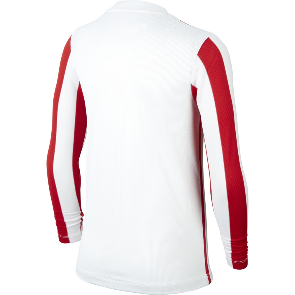 Nike Kinder Langarm Trikot Striped Division IV weiß-rot