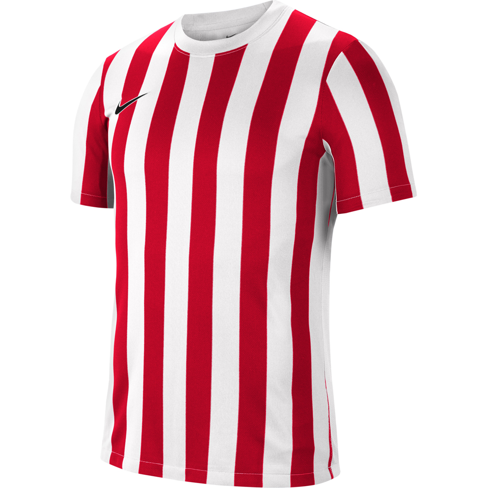 Nike Kinder Kurzarm Trikot Striped Division IV weiß-rot