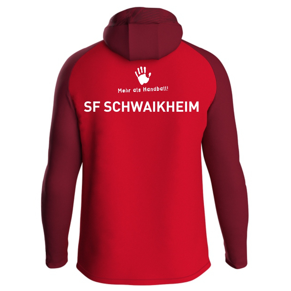 SF Schwaikheim Jako Kapuzenjacke Iconic rot/weinrot