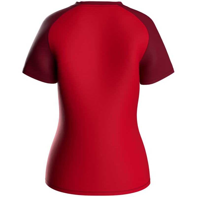 Jako Damen T-Shirt Iconic rot/weinrot