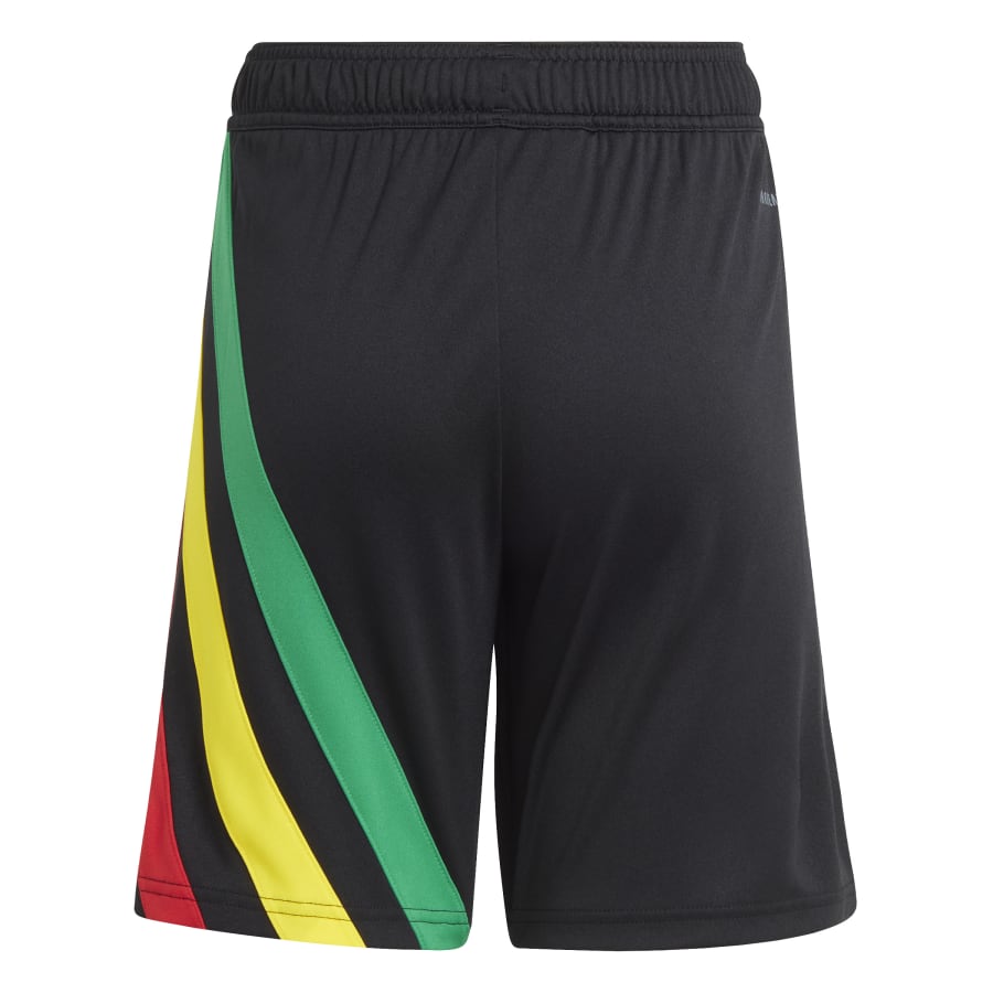 adidas Kinder Short Fortore 23 Black / Team Colleg Red / Team Yellow / Team Green