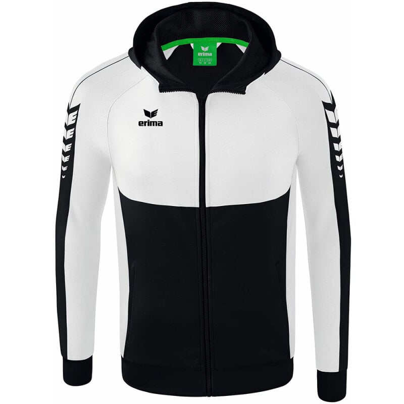 Erima Herren Trainingsjacke mit Kapuze Six Wings schwarz