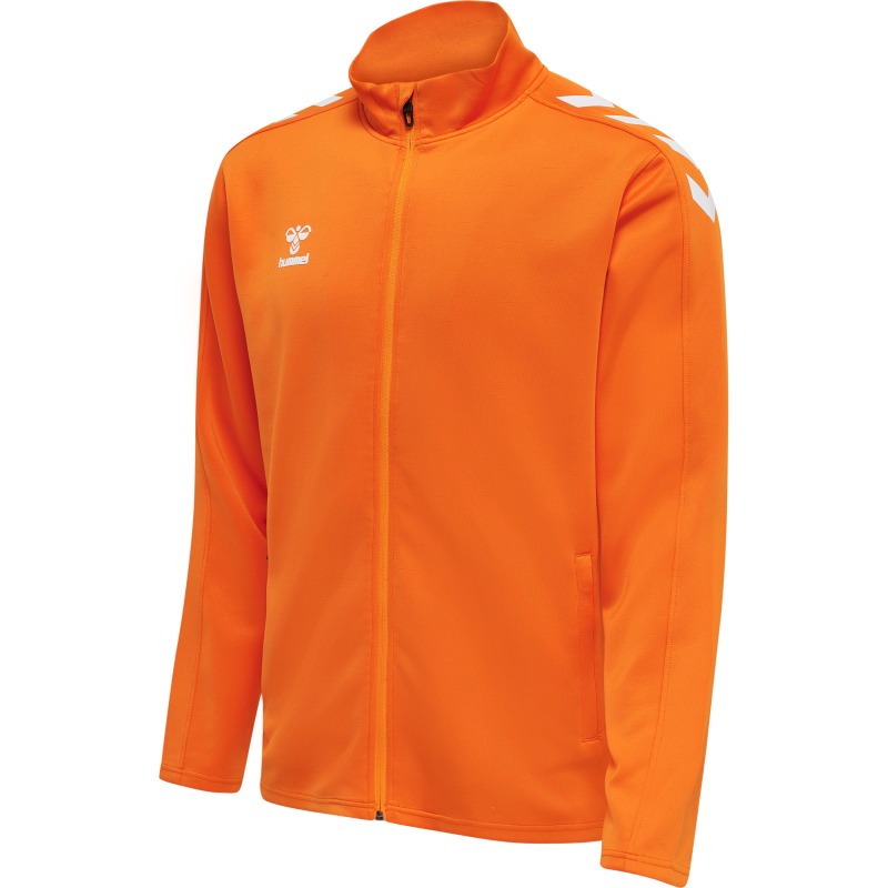 Hummel Hmlcore XK Poly Zip Sweat orange tiger