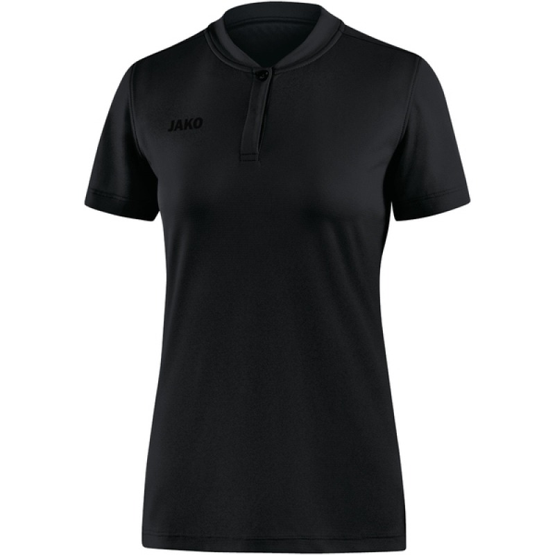 Jako Damen Polo Prestige schwarz