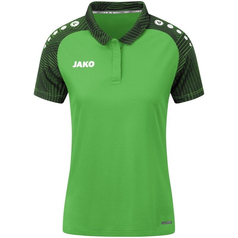 Jako Damen Polo Performance soft green/schwarz