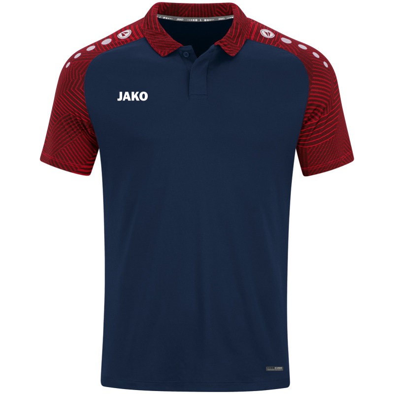 Jako Polo Performance marine/rot