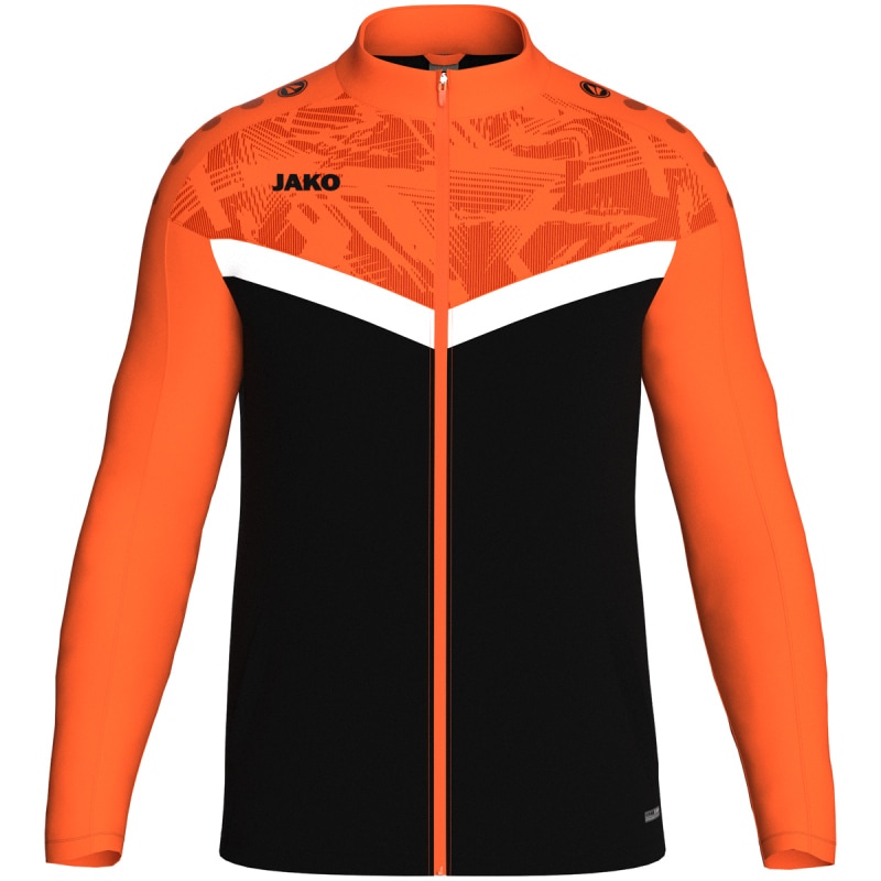 Jako  Polyesterjacke Iconic schwarz/neonorange