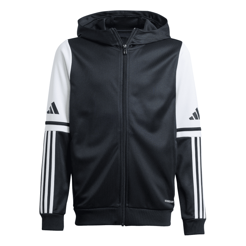 Adidas Kinder Full-Zip Hoodie Squadra 25 black-white