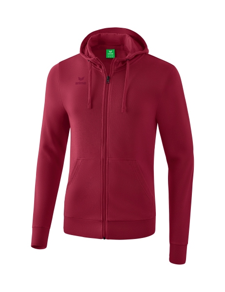 erima Kinder Kapuzensweatjacke bordeaux