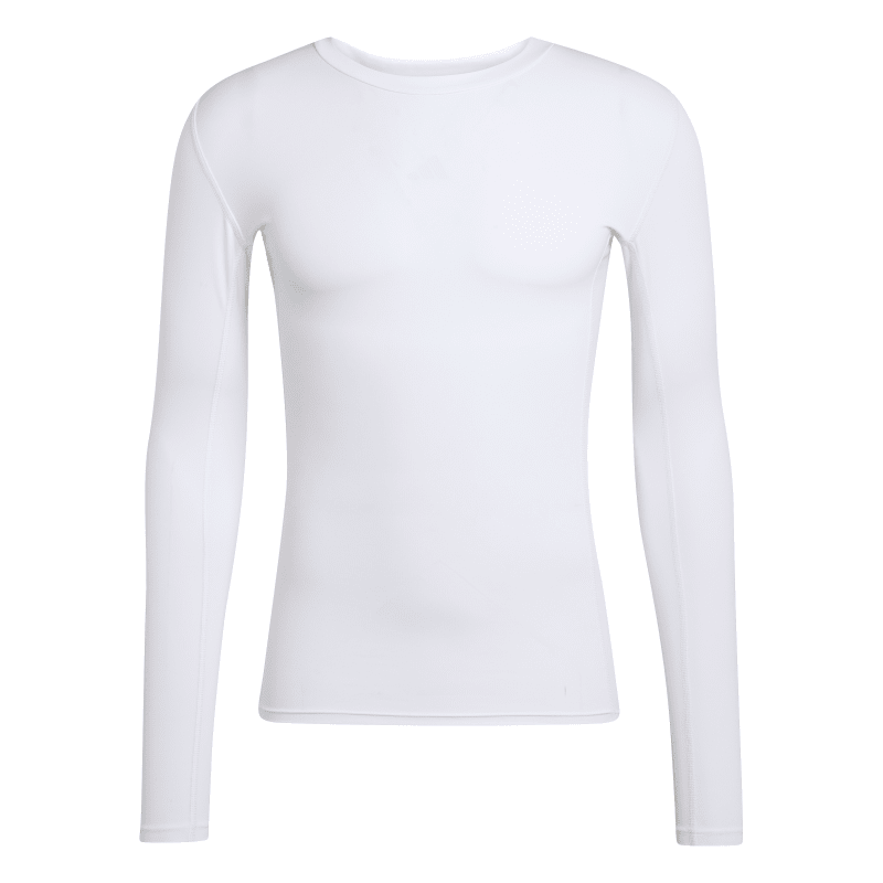 Adidas Langarm T-Shirt Techfit white