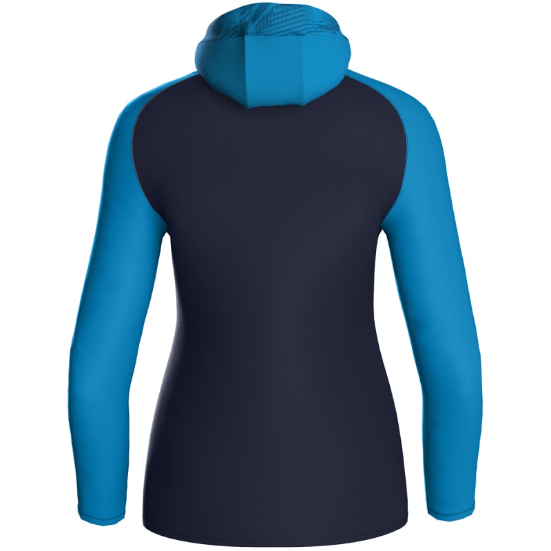 Jako Damen Kapuzenjacke Iconic  marine/JAKO blau/neongelb